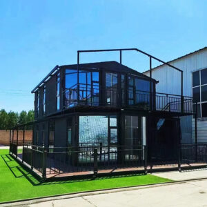 Prefabricated Two Story 3 Bedroom 20ft 40ft Foldable House Prefab Expandable Container House Modular Home