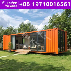 Portable Steel Cabins Detachable Module Flexible Installation Year Round Garden Shelter Flat Pack House Mobile Prefab DIY Option