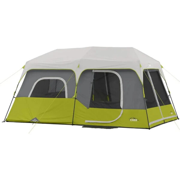 9 Person Instant Cabin Tent - 14&apos; x 9&apos;, Green 40008