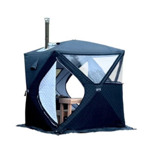 Outdoor Multi-person Four-sea son Sauna House T hickened And Warm Winter Fishing Tent Large Window Model Quick Opening