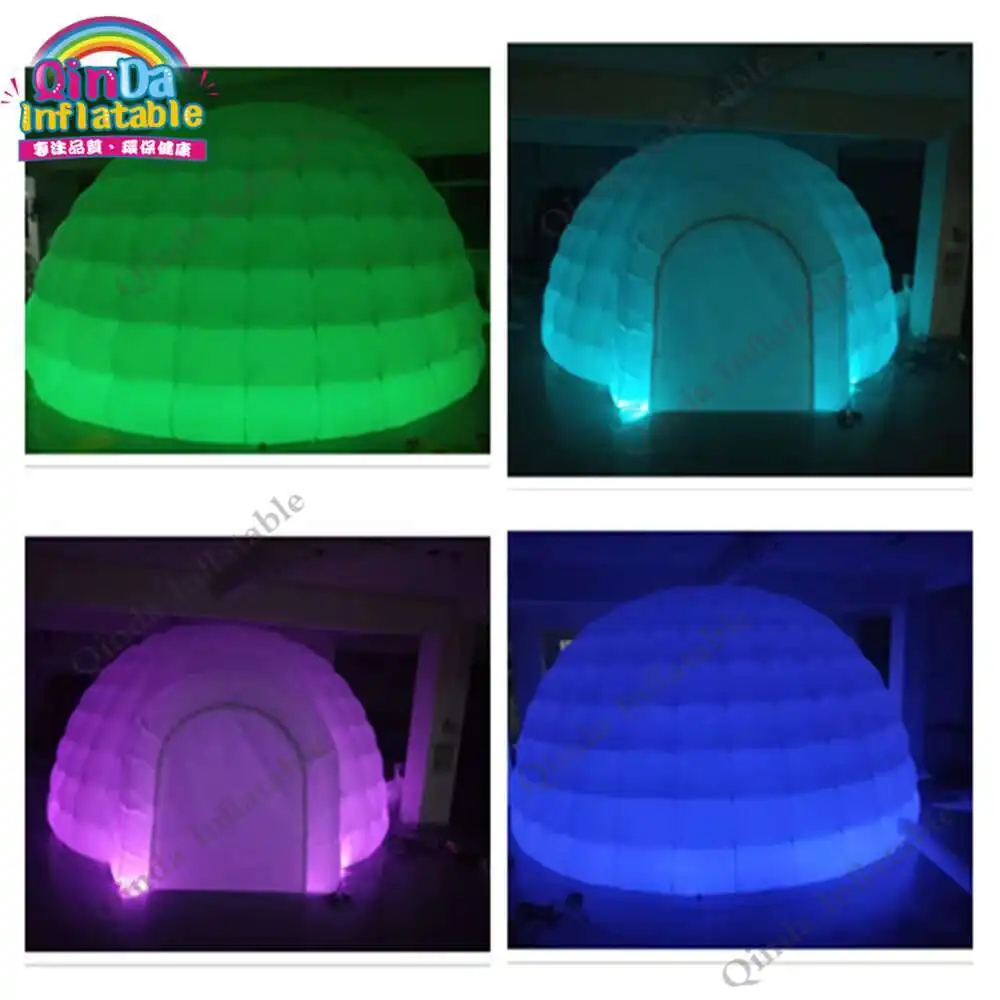 Inflatable Dome House Color Changing LED Lighted Inflatable Party Event Tent For Sale
