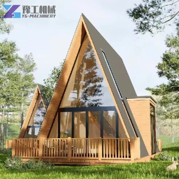 YG Luxury Mini Tiny Prefabricated Homes 20ft Portable Wooden ADU Glass Hotel Prefab Granny Module Tiny Houses with 2 Bedrooms
