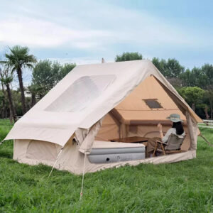 Tent 6.3m² Cabin Folding Full Automatic Inflatable Tent 3-5P Air Tent Waterproof Camping Supplies Quick Opening Camping Tents