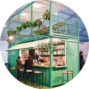 luxury Shipping Container Bar Coffee Shop Wine Bar Outdoor Ice Cream Kiosk Container Restaurant Cafe Bar