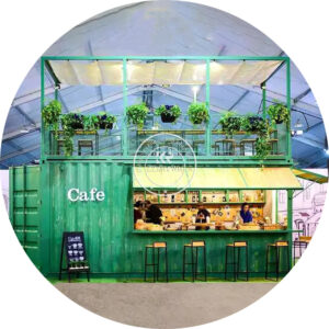 Mobile Shop Container Bar Coffee Shop Restaurant Bar Prefabricated 10ft 20ft Shipping Container Kitchen