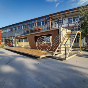 2025 10FT Mini Pop-up Shop Container Coffee Shop Bar Fast-food Restaurant Convenience Store Kiosk Booth