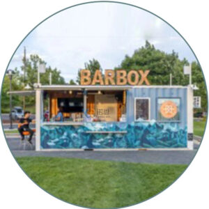 Luxury Shipping Container Bar With Kitchen Mobile Fast Food Kiosk Container Coffee Shop Prefabricadas Restaurant Container House