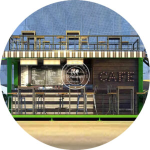 Street Bubble Tea Ice Cream Bar Mobile Container Shops Restaurant Fast Outdoor Food Kiosk Container Cafe Shop