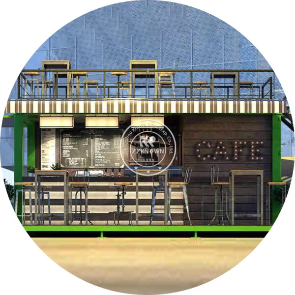 Street Bubble Tea Ice Cream Bar Mobile Container Shops Restaurant Fast Outdoor Food Kiosk Container Cafe Shop