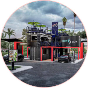 Building Bar Container Coffee Shop Cafe Apartment For Sales Office With Reception Area