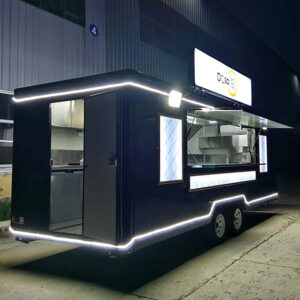 Mobile Kitchen Food Trailer Camper Van Hot dog Juice Coffee Food Truck Ice Cream Vending Cart
