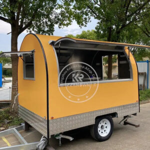 Customized Size Food Truck Mobile Kitchen Ice Cream Truck Coffee Cart Food Van Concession Catering Trailers