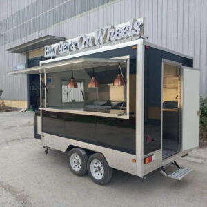 Fully Equipped Food Truck for Sale Europe Customized Concession Bubble Tea Coffee Vending Cart Food Trailer