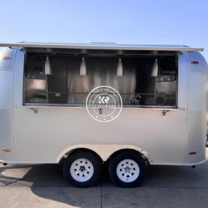 2025 Mobile Food Cart Pizza Truck Hamburger Cart Manufacturer Coffee Carts With Full Kitchen Equipment AirStream Food Trailer US