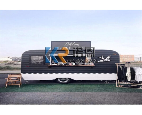 Affordable 4m Fully Equipped Food Truck USA Customized Food Trailer With Full Kitchen Equipments
