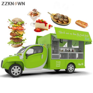 Hot Selling CE Coffee Vending Cart Panini Van USA Vintage Trailer Food Truck For Sale