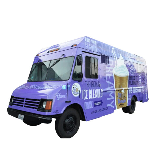 OEM 5m long Kitchen Outdoor Food Vending Truck Ice Cream Carts Fast Catering Cart Hot Dog Van with CE Certification