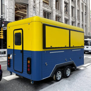 Mobile BBQ Food Truck Kiosk Ice Cream Taco Cart Sweet Corn Shop Small Fast Food Trailer Camper Box Trailer House for Sale