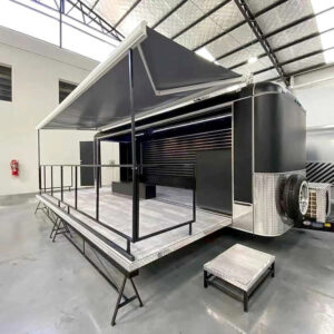 Outdoor Event Stage Exhibition Truck Trailer Mobile Juice Bar Trailers Mobile Fast Food Truck for Sale