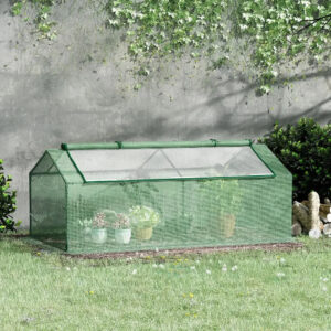 Mini Greenhouse Portable Hot House w/ Windows Outdoor Indoor, 71&quote;x36&quote;x28&quote; Green