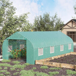 20&apos; X 10&apos; X 7&apos; Greenhouse Large Walk-In Hot Green House Plant Gardening Green