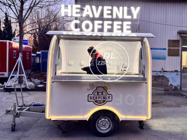 Outdoor Mobile Coffee Ice Cream Cart Food Shop Small Street Food Carts And Food Trailers For Sale